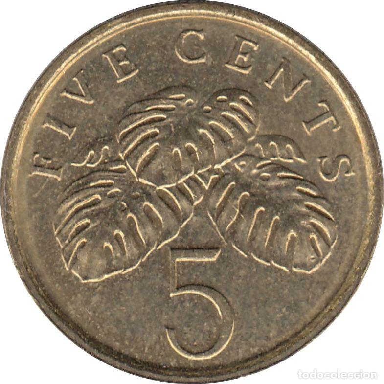 Monedas antiguas de Asia: SINGAPUR 5 Centavos 2010 KM#99 - Foto 2
