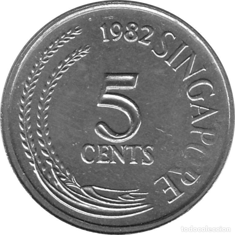 Monedas antiguas de Asia: SINGAPUR 5 Centavos 1982 KM#2 - Foto 1