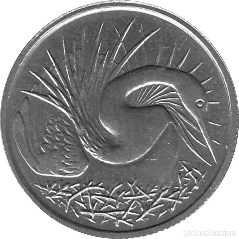 Monedas antiguas de Asia: SINGAPUR 5 Centavos 1982 KM#2 - Foto 2