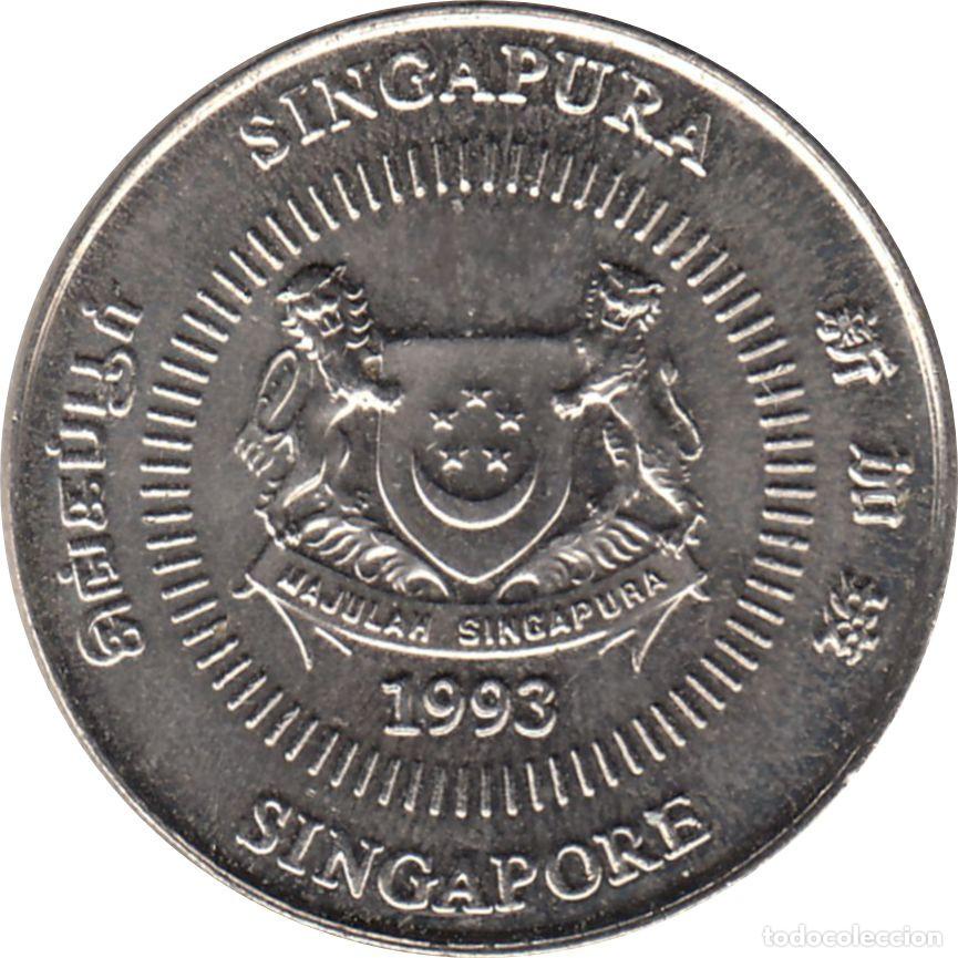 Monedas antiguas de Asia: SINGAPUR 10 Centavos 1993 KM#100 - Foto 1