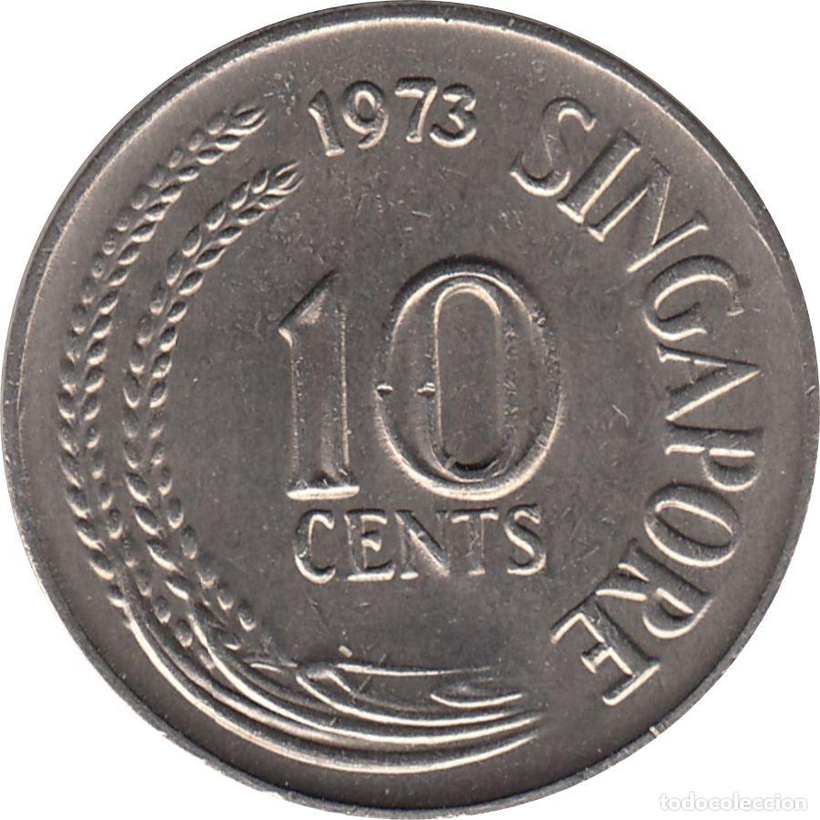 Monedas antiguas de Asia: SINGAPUR 10 Centavos 1973 KM#3 - Foto 1