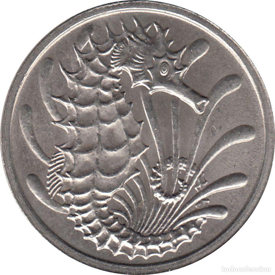 Monedas antiguas de Asia: SINGAPUR 10 Centavos 1976 KM#3 - Foto 2