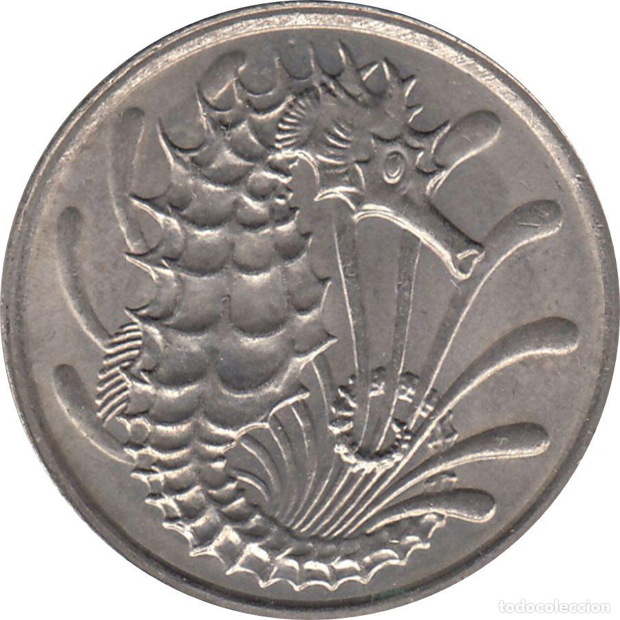 Monedas antiguas de Asia: SINGAPUR 10 Centavos 1980 KM#3 - Foto 2