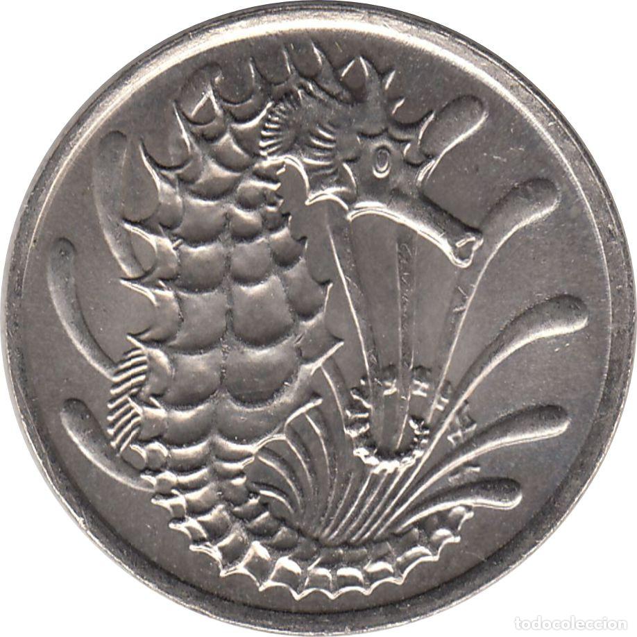 Monedas antiguas de Asia: SINGAPUR 10 Centavos 1981 KM#3 - Foto 2