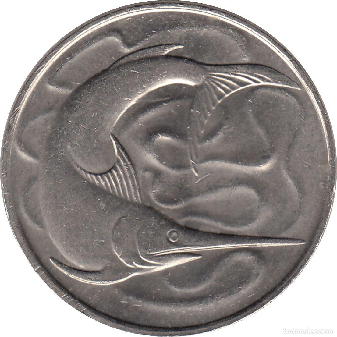 Monedas antiguas de Asia: SINGAPUR 20 Centavos 1982 KM#4 - Foto 2