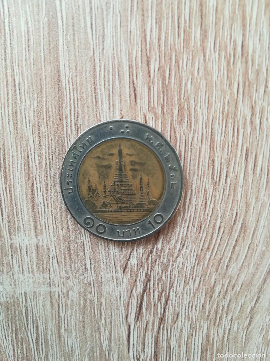 Monedas antiguas de Asia: MONEDA 10 BATH - TAILANDIA - A&Ntilde;O 2007. - Foto 2