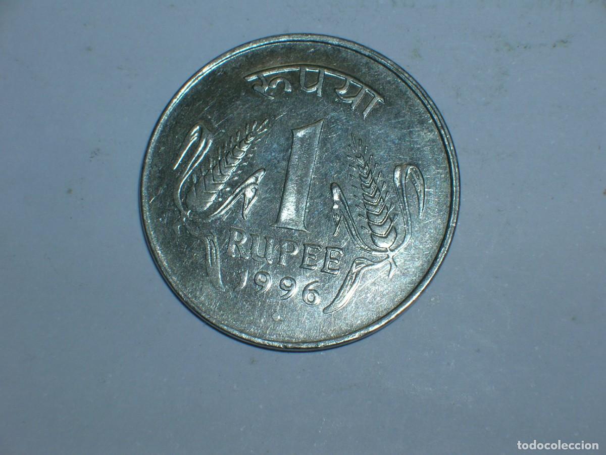 Monedas antiguas de Asia: INDIA 1 rupia 1996 (14259) - Foto 2