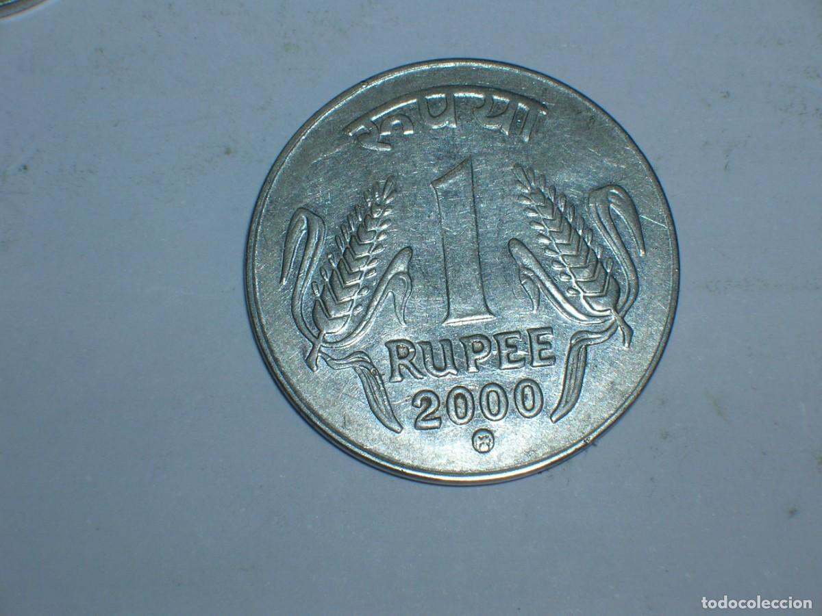 Monedas antiguas de Asia: INDIA 1 rupia 2000 (14263) - Foto 2