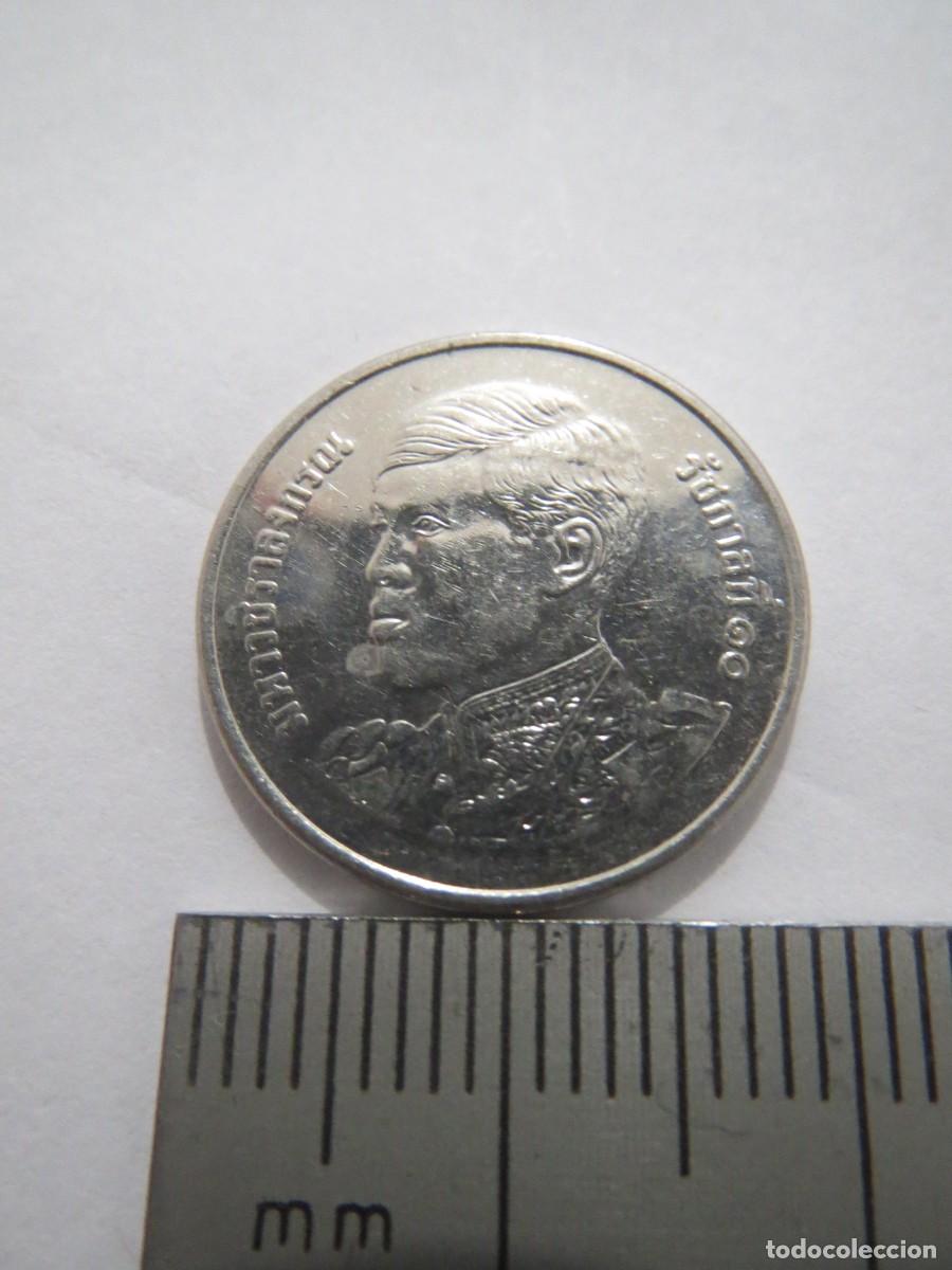 Monedas antiguas de Asia: MONEDA 1 BATHS TAILANDIA ASIA USADA (2) - Foto 2