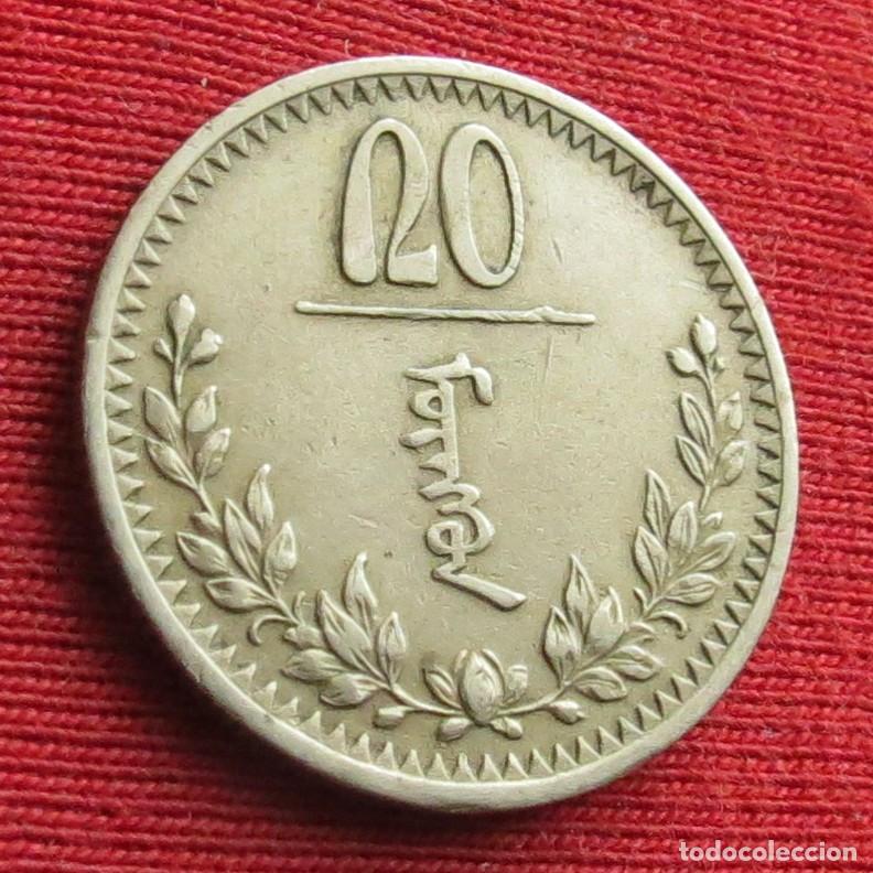 Monedas antiguas de Asia: Mongolia 20 mongo 1937 - Foto 1