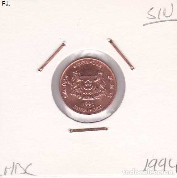 Monedas antiguas de Asia: Moneda 1 Centavo 1994 Singapur. Mbc. - Foto 1