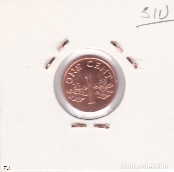 Monedas antiguas de Asia: Moneda 1 Centavo 1994 Singapur. Mbc. - Foto 2