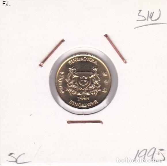 Monedas antiguas de Asia: Moneda 5 Centavos 1995 Singapur. S/C. - Foto 1