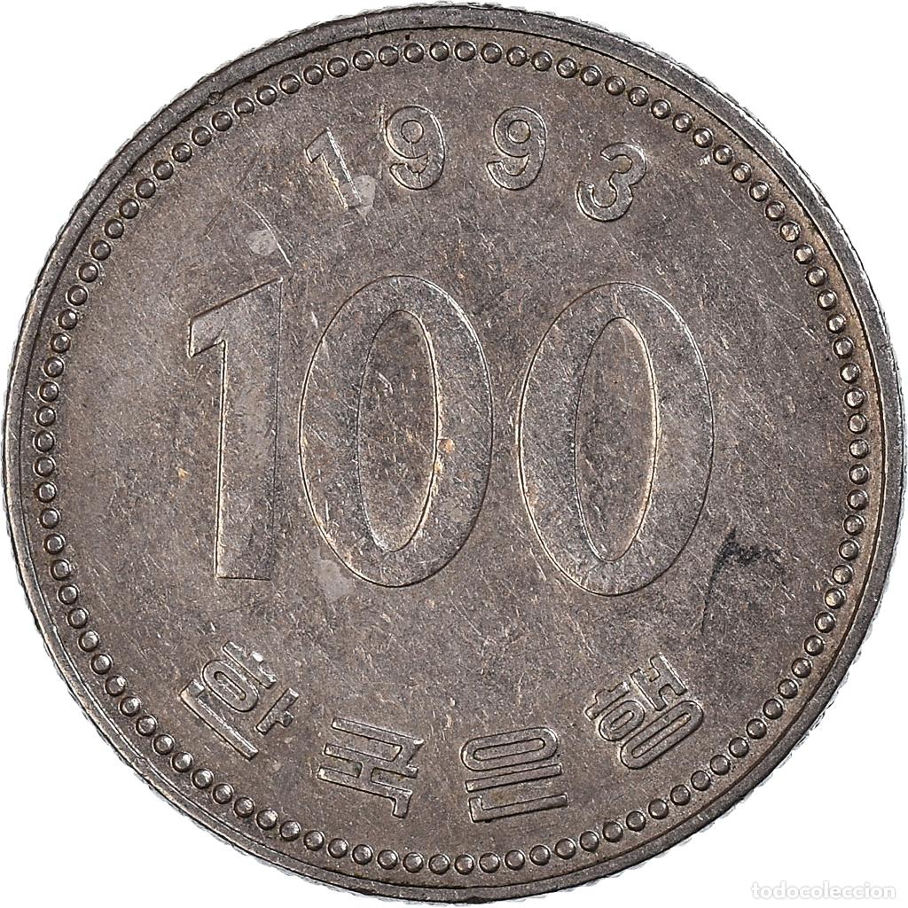 Monedas antiguas de Asia: [#941753] Moneda, COREA DEL SUR, 100 Won, 1993 - Foto 2