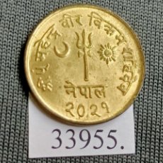 Monedas antiguas de Asia: NEPAL 2 PAISA 2021/1964 D.C.