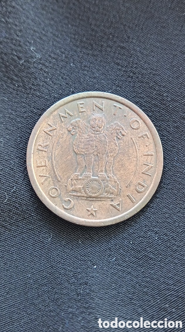 Monedas antiguas de Asia: INDIA 1 PICE 1953 ####&euro; - Foto 2