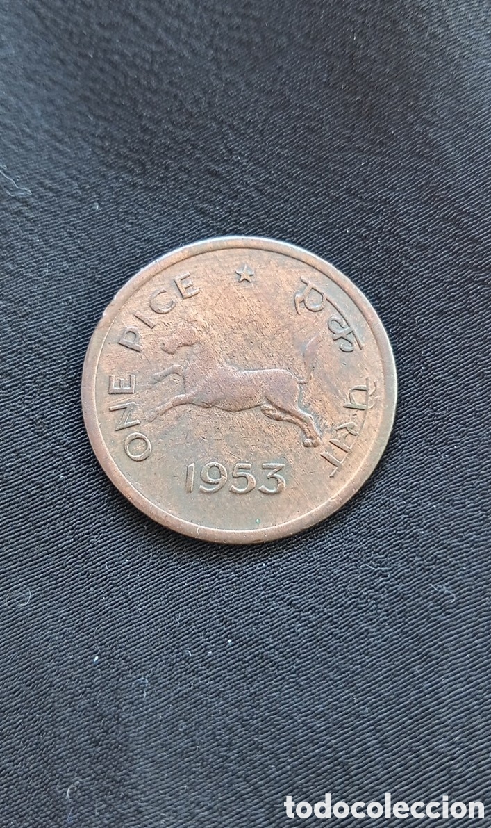 Monedas antiguas de Asia: INDIA 1 PICE 1953 ####&euro; - Foto 1