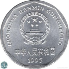 Monedas antiguas de Asia: CHINA 1 JIAO 1995 KM#335