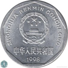 Monedas antiguas de Asia: CHINA 1 JIAO 1998 KM#335