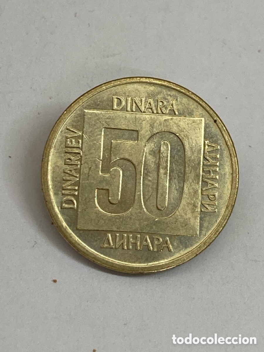 Monedas antiguas de Asia: Moneda 50 Dinara 1988 M23 - Foto 1