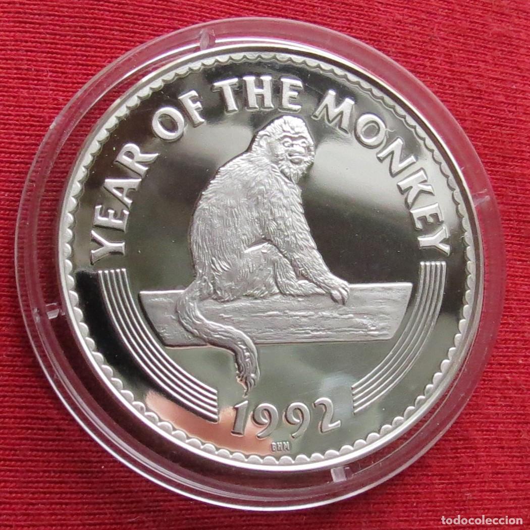 Monedas antiguas de Asia: Mongolia 50 togrog 1992 mono - Foto 1