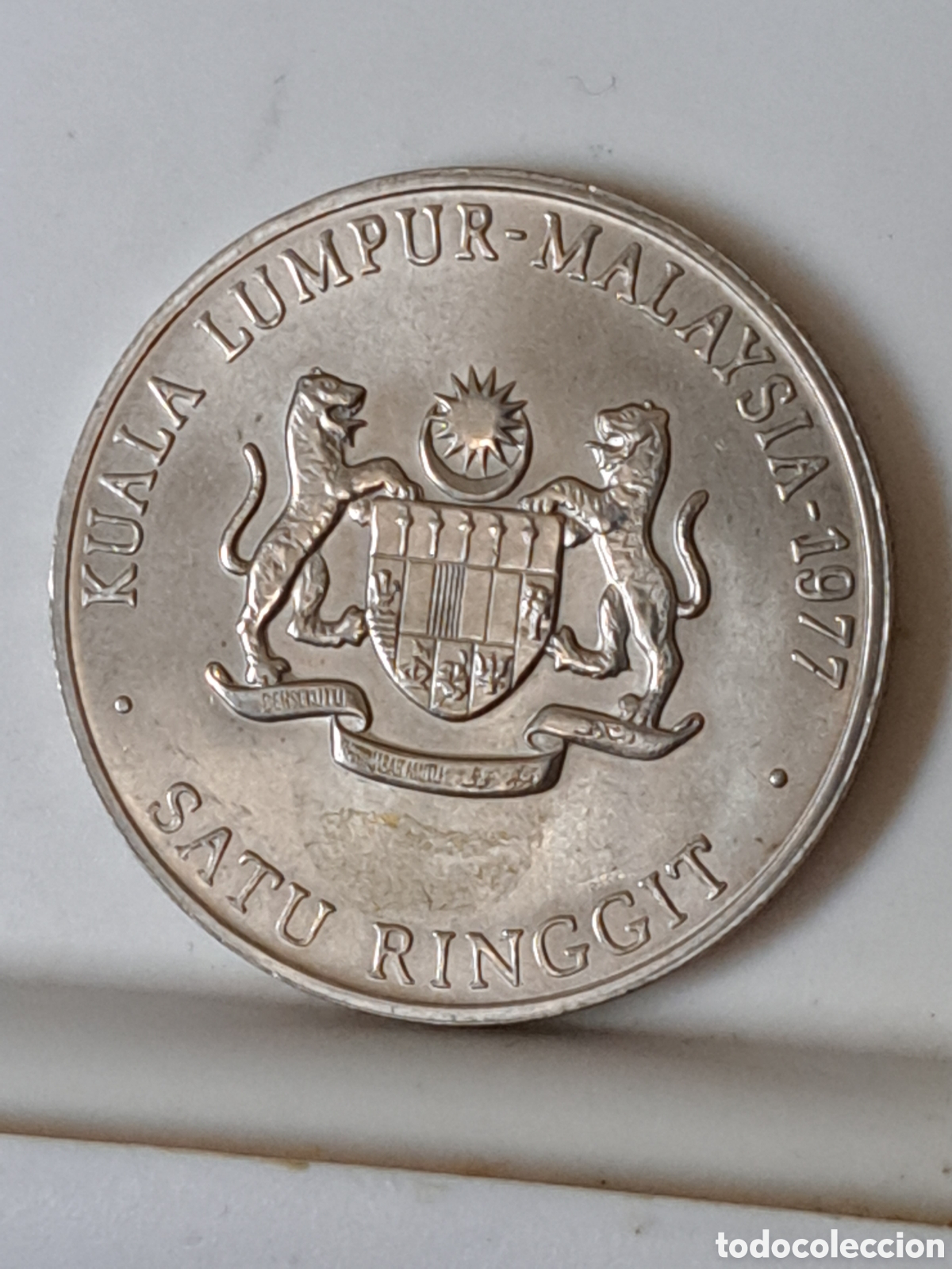 Monedas antiguas de Asia: Kuala Lumpur - Malasia 1 ringgit del a&ntilde;o 1977 - Foto 1