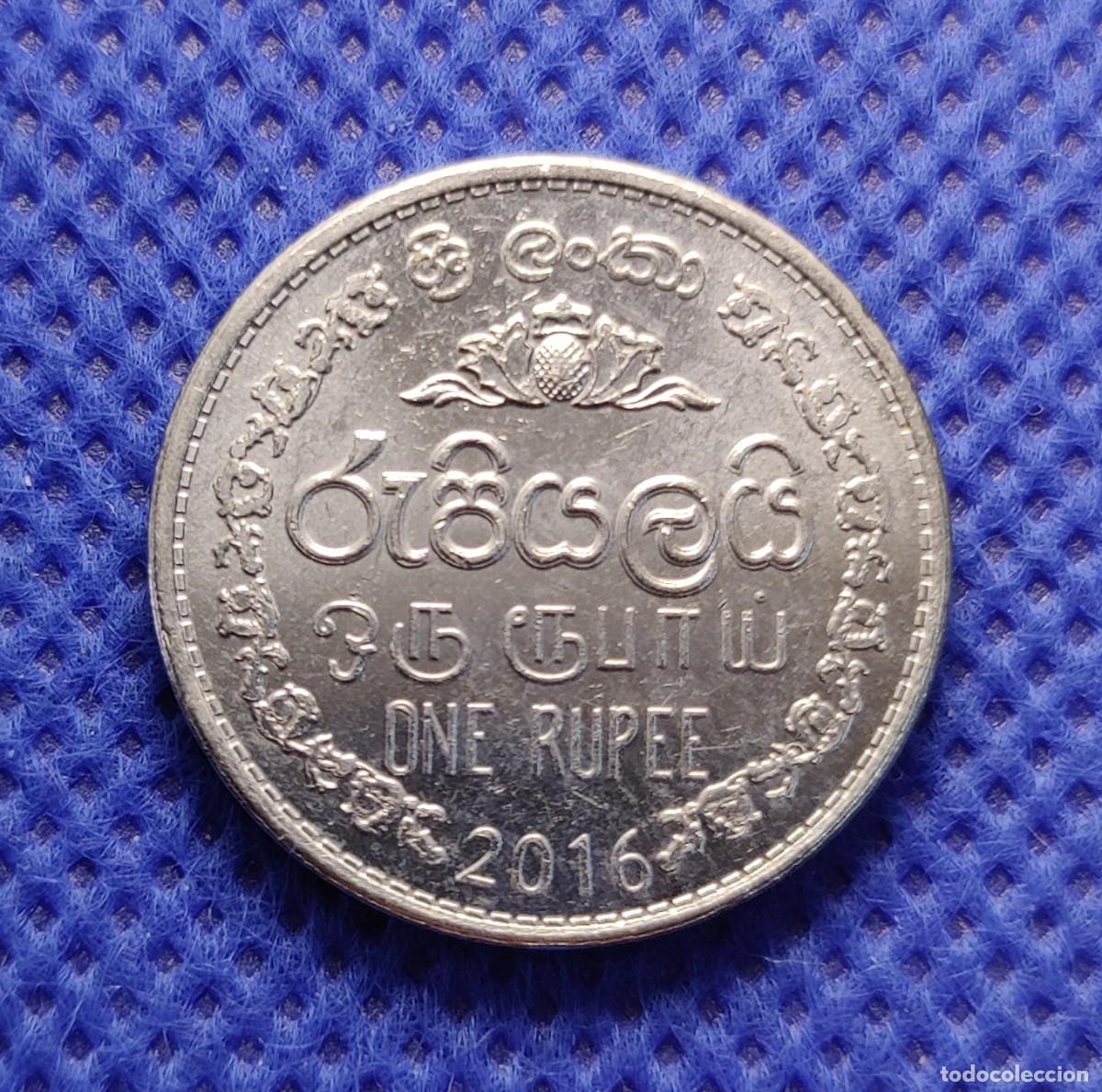 Monedas antiguas de Asia: SRI LANKA CEYLAN 1 Rupia 2016 - Foto 1