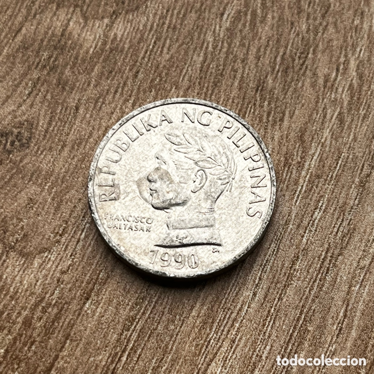 Monedas antiguas de Asia: 10 sentimo 1990 Filipinas - Foto 2
