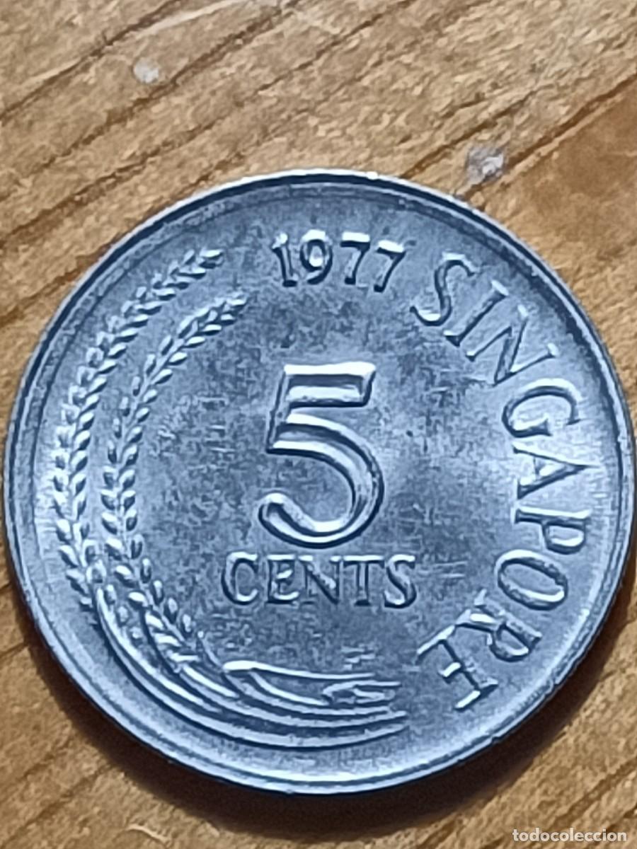 Monedas antiguas de Asia: 5 CENTAVOS 1977 SINGAPUR - Foto 1