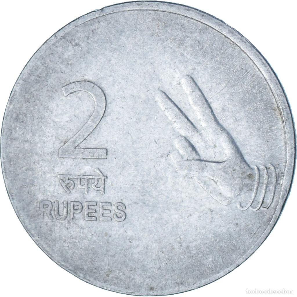Monedas antiguas de Asia: [#1377284] India, 2 Rupees, 2008 - Foto 2