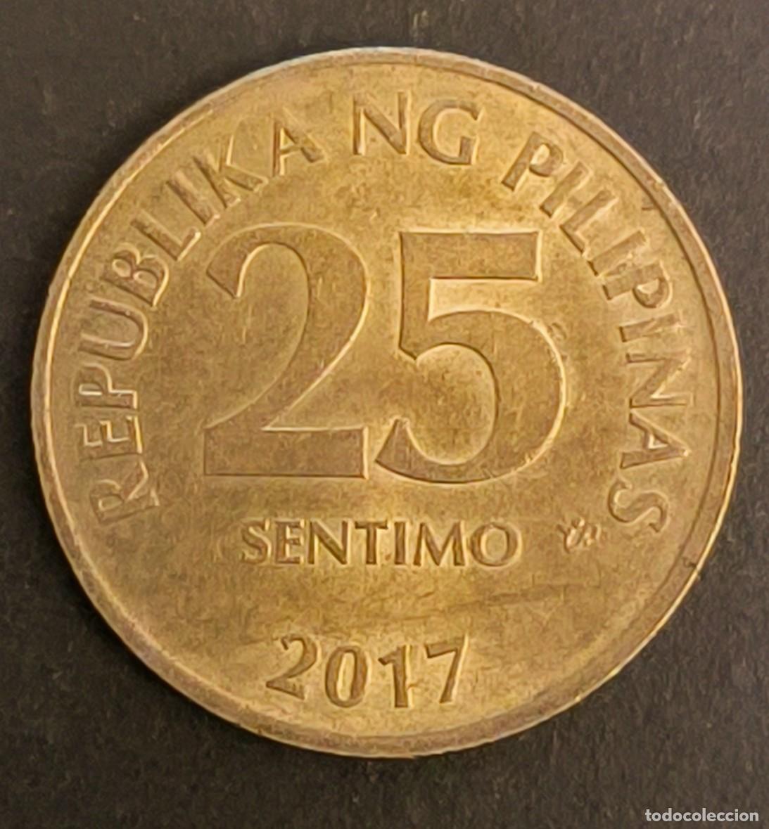 Monedas antiguas de Asia: Filipinas 25 c&eacute;ntimos, 2017 - Foto 2