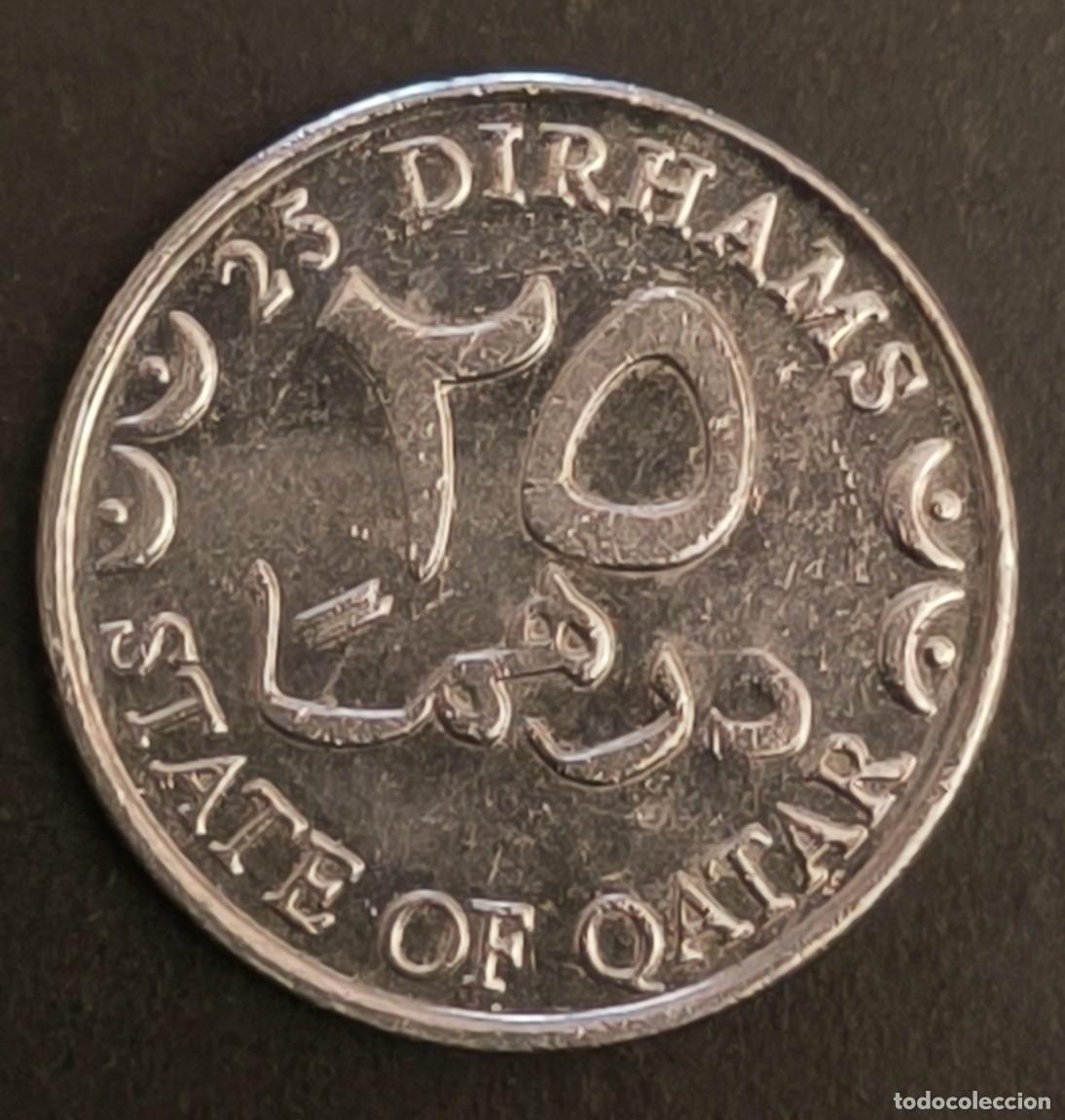 Monedas antiguas de Asia: Catar 25 dirham, 2003 - Foto 2