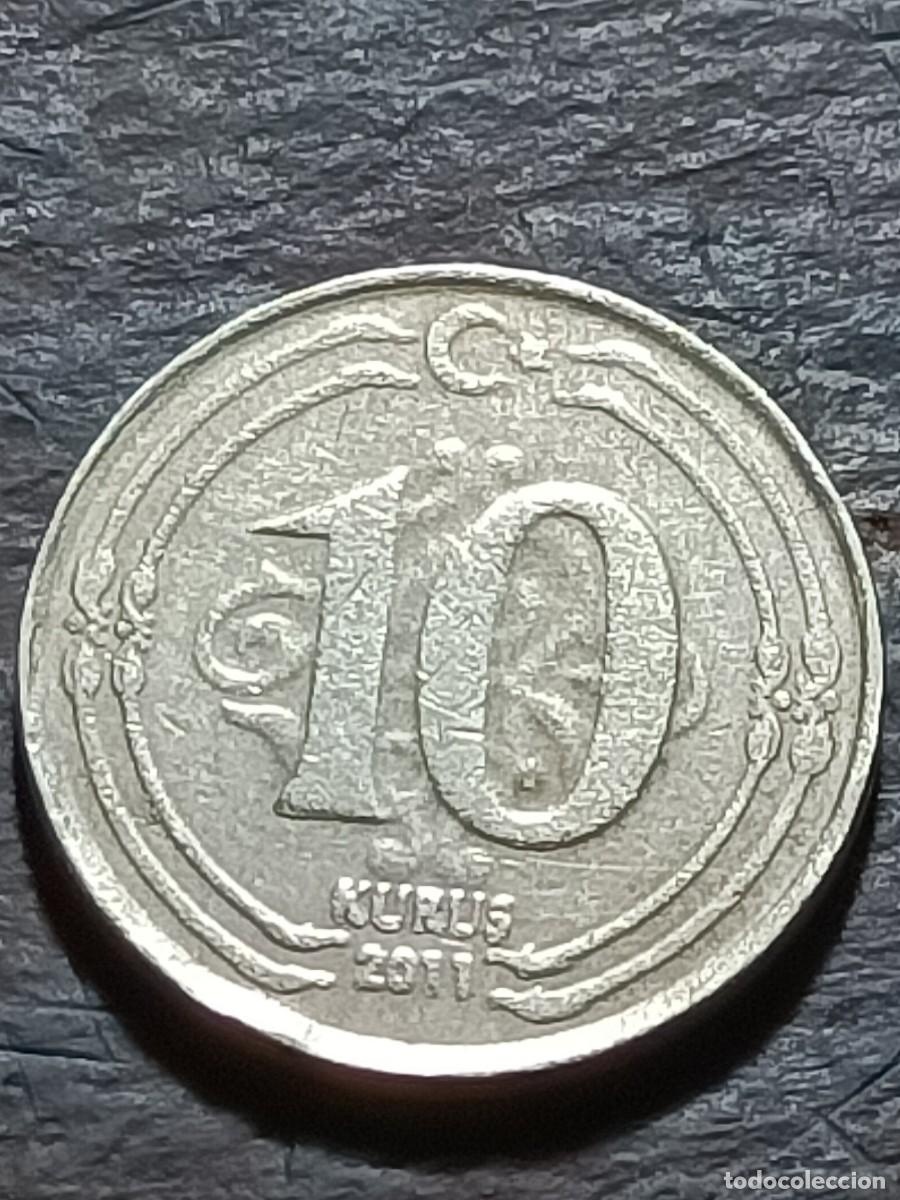 Monedas antiguas de Asia: MONEDA DE TURQUIA 10 KURUS 2011 - Foto 1