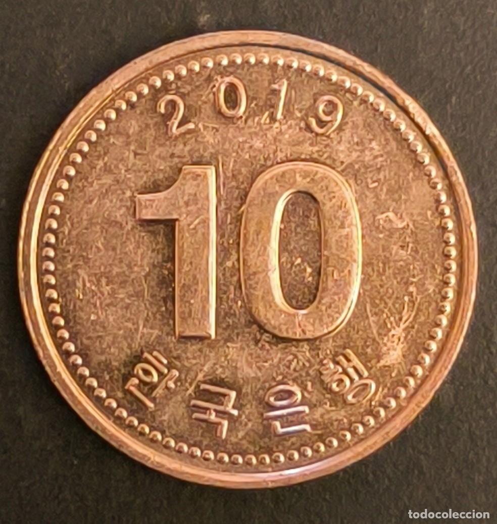 Monedas antiguas de Asia: Corea del Sur 10 won, 2019 - Foto 2