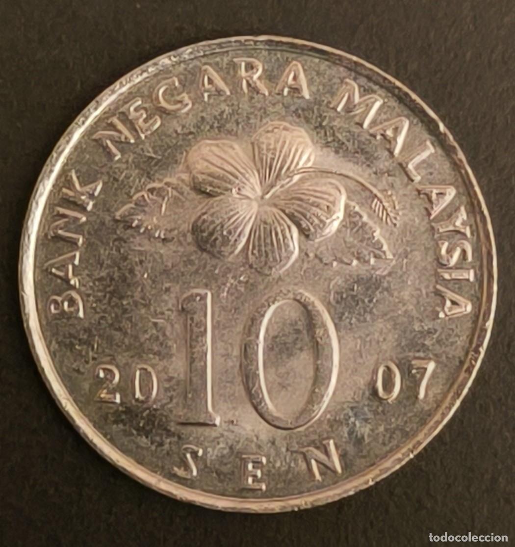 Monedas antiguas de Asia: Malasia 10 sen, 2007 - Foto 1