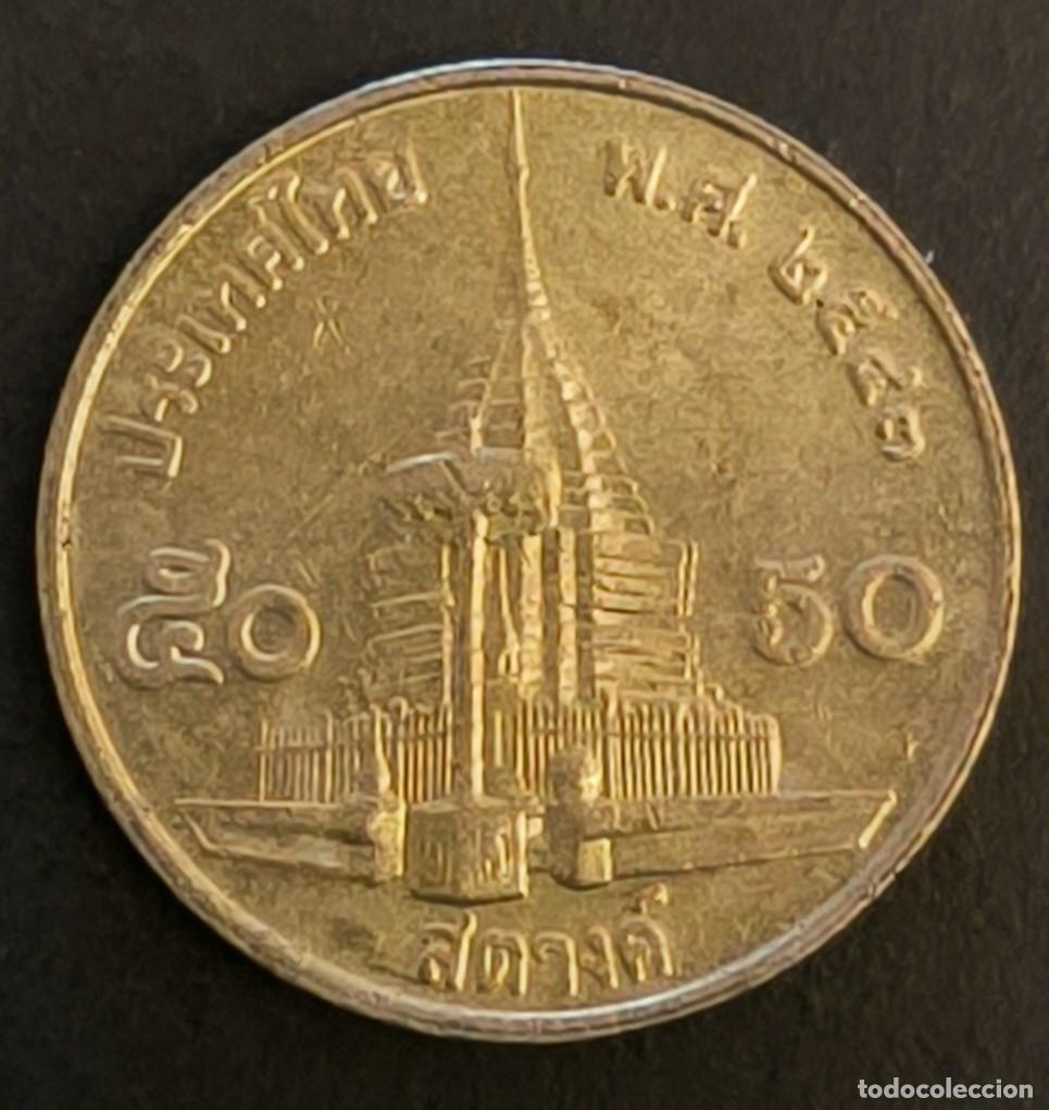Monedas antiguas de Asia: Tailandia 50 satang, 2543 (2000) - Foto 1