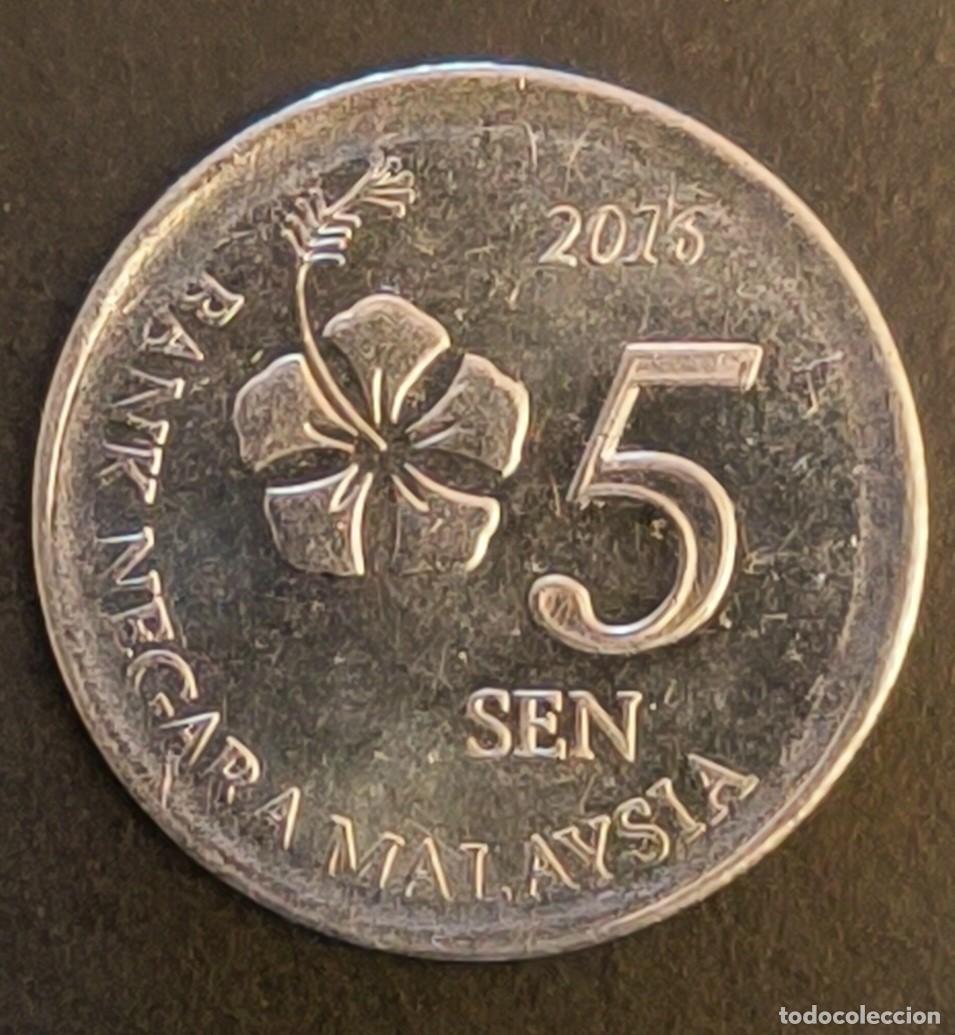 Monedas antiguas de Asia: Malasia 5 sen, 2016 - Foto 1