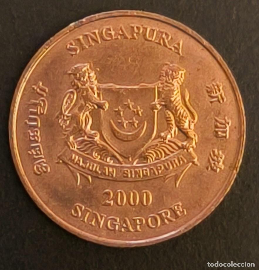 Monedas antiguas de Asia: Singapur 1 centavo, 2000 - Foto 1