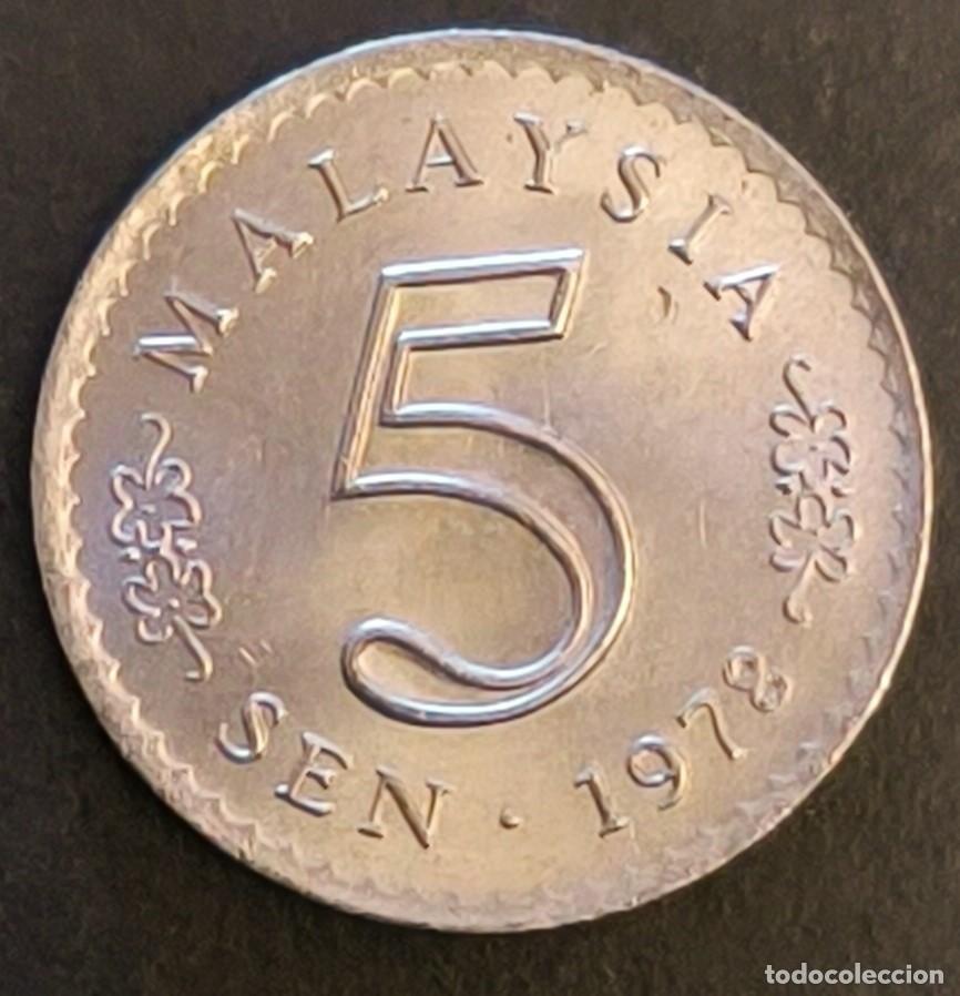 Monedas antiguas de Asia: Malasia 5 sen, 1978 - Foto 1