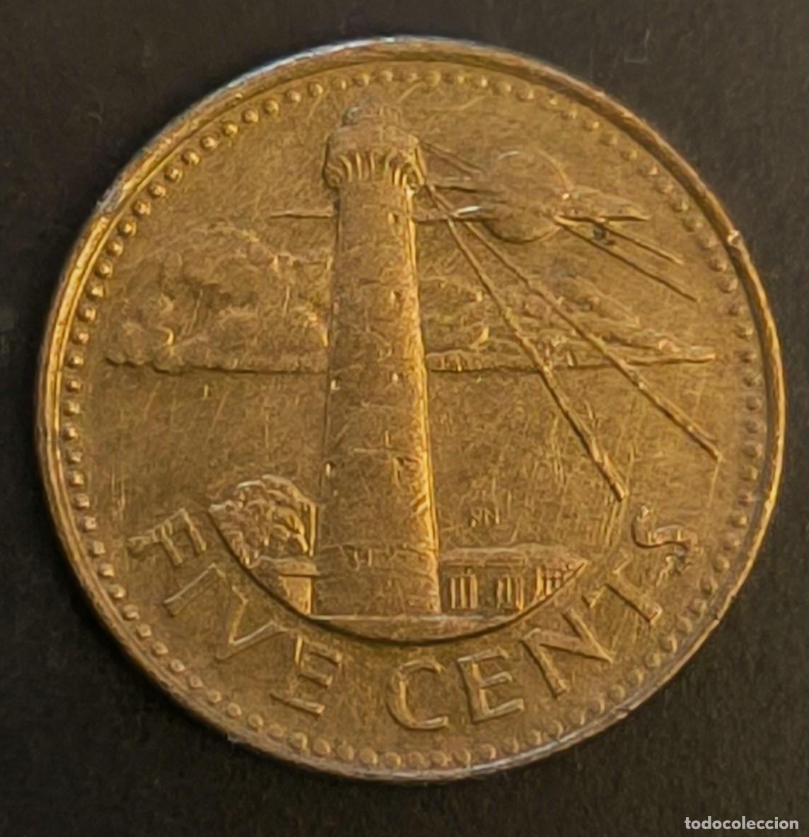 Monedas antiguas de Asia: Barbados 5 centavos, 2005 - Foto 2