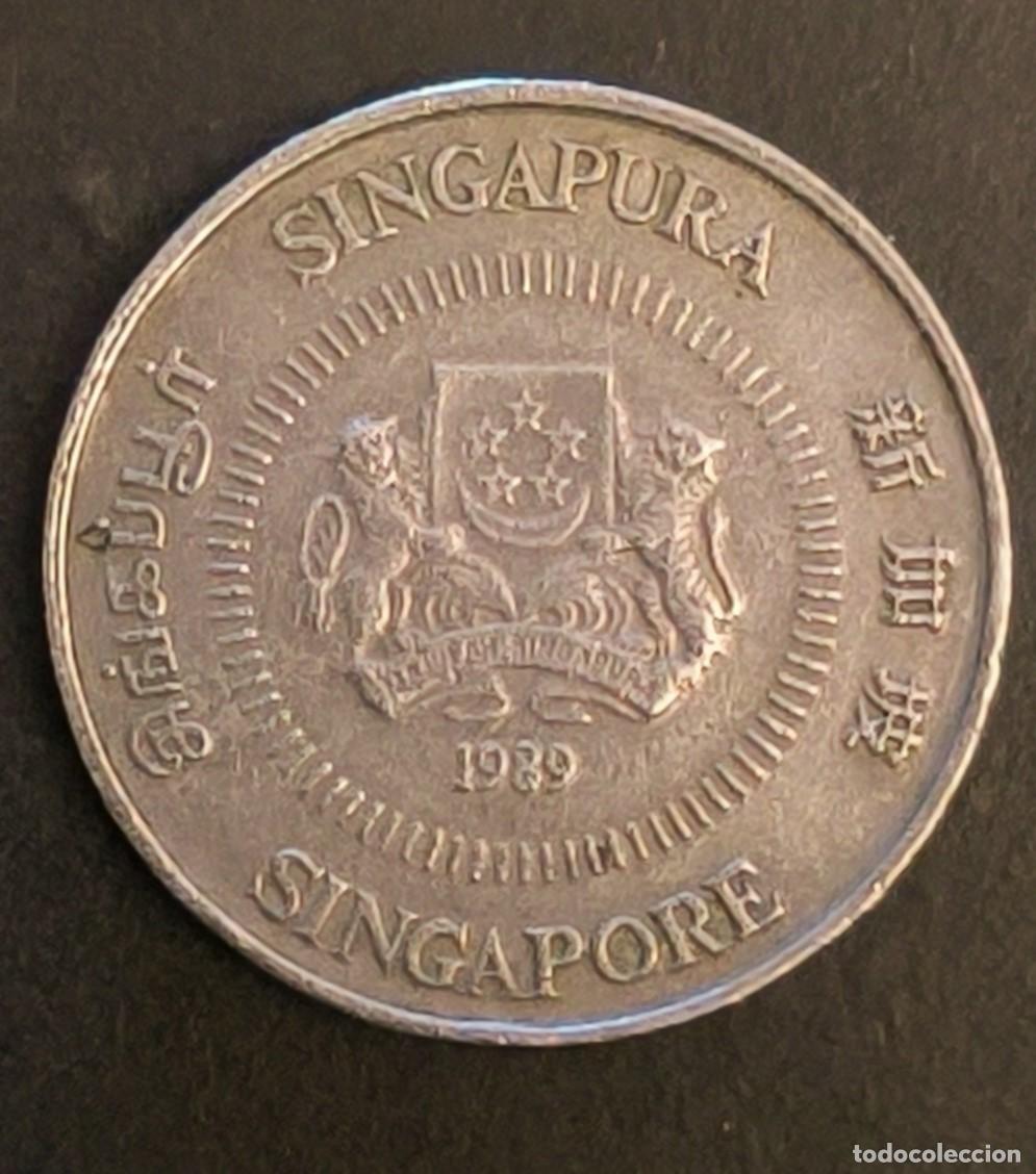 Monedas antiguas de Asia: Singapur 10 centavos, 1989 - Foto 1