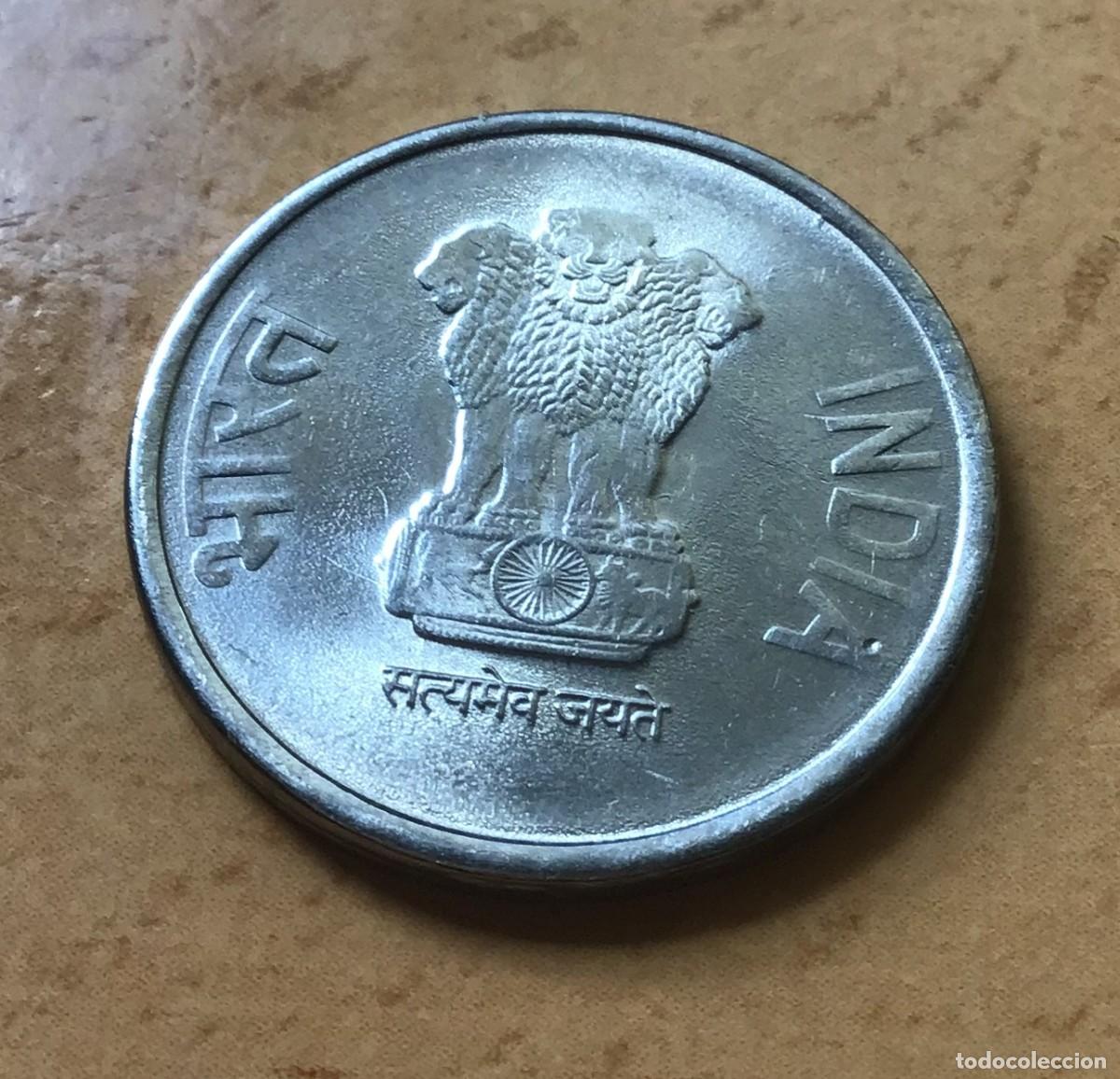 Monedas antiguas de Asia: 1 rupia de India. A&ntilde;o 2018 - Foto 2