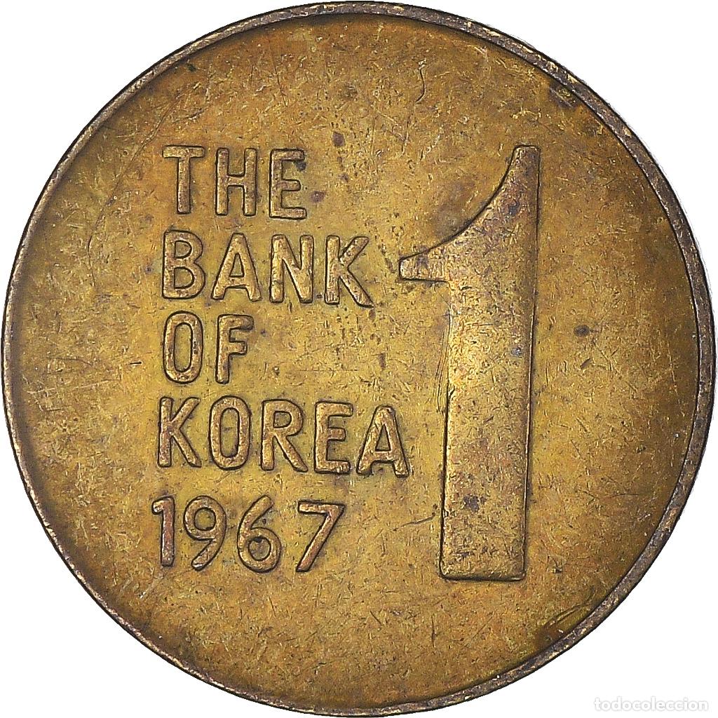 Monedas antiguas de Asia: [#1474091] Moneda, Corea, Won, 1967 - Foto 2