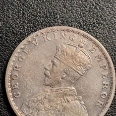 Monedas antiguas de Asia: MONEDA 1 RUPIA 1915 - INDIA- RAJ BRITANICO - PLATA 917 - 11,56 GRAMOS