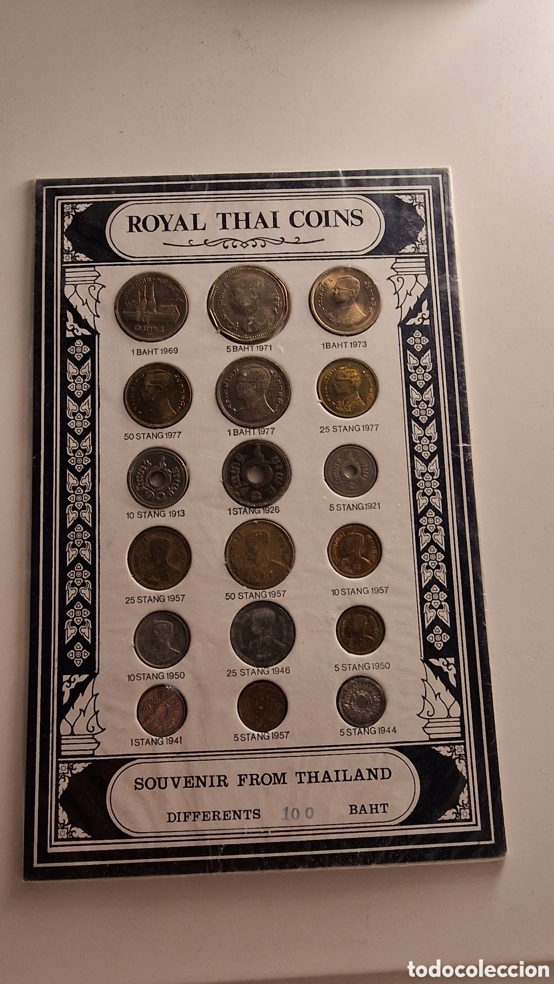 Monedas antiguas de Asia: Coleccion Monedas Tailandia - Foto 3
