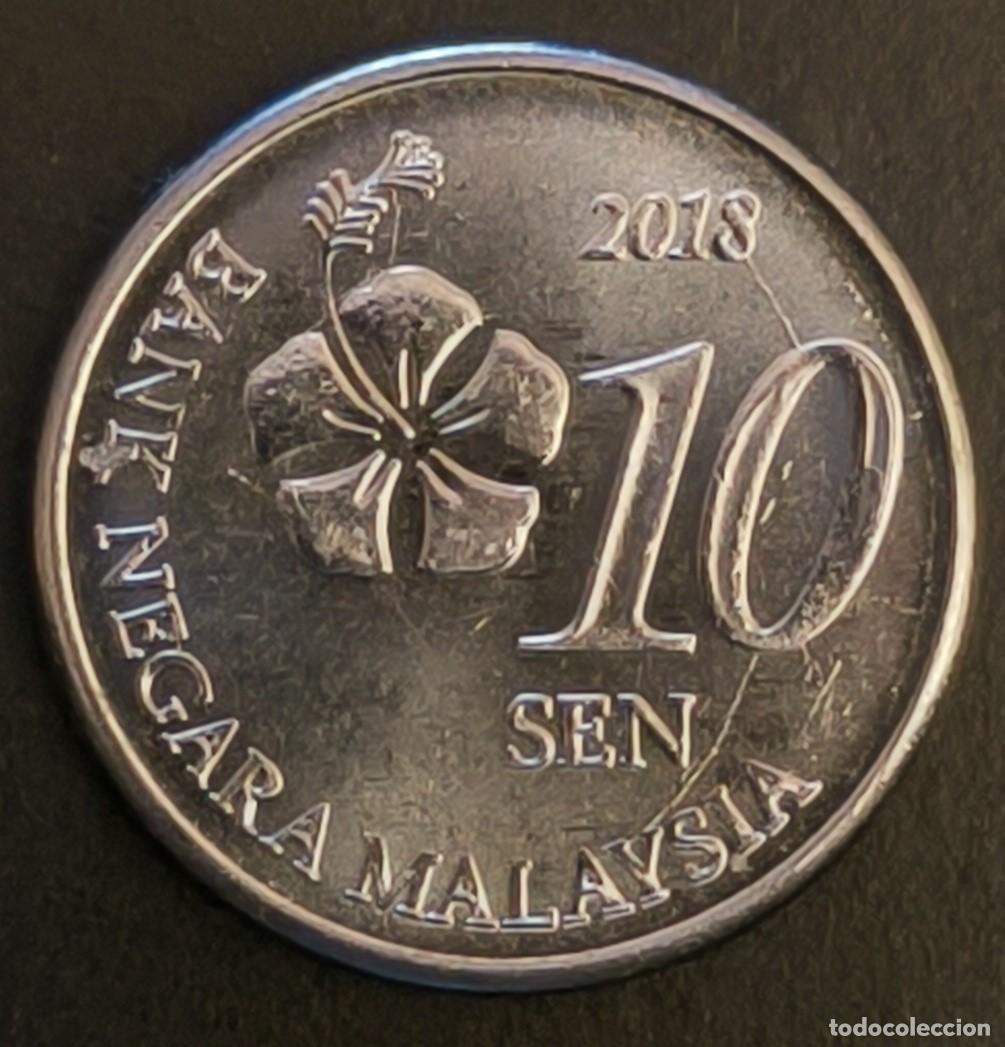 Monedas antiguas de Asia: Malasia 10 sen, 2018 - Foto 1