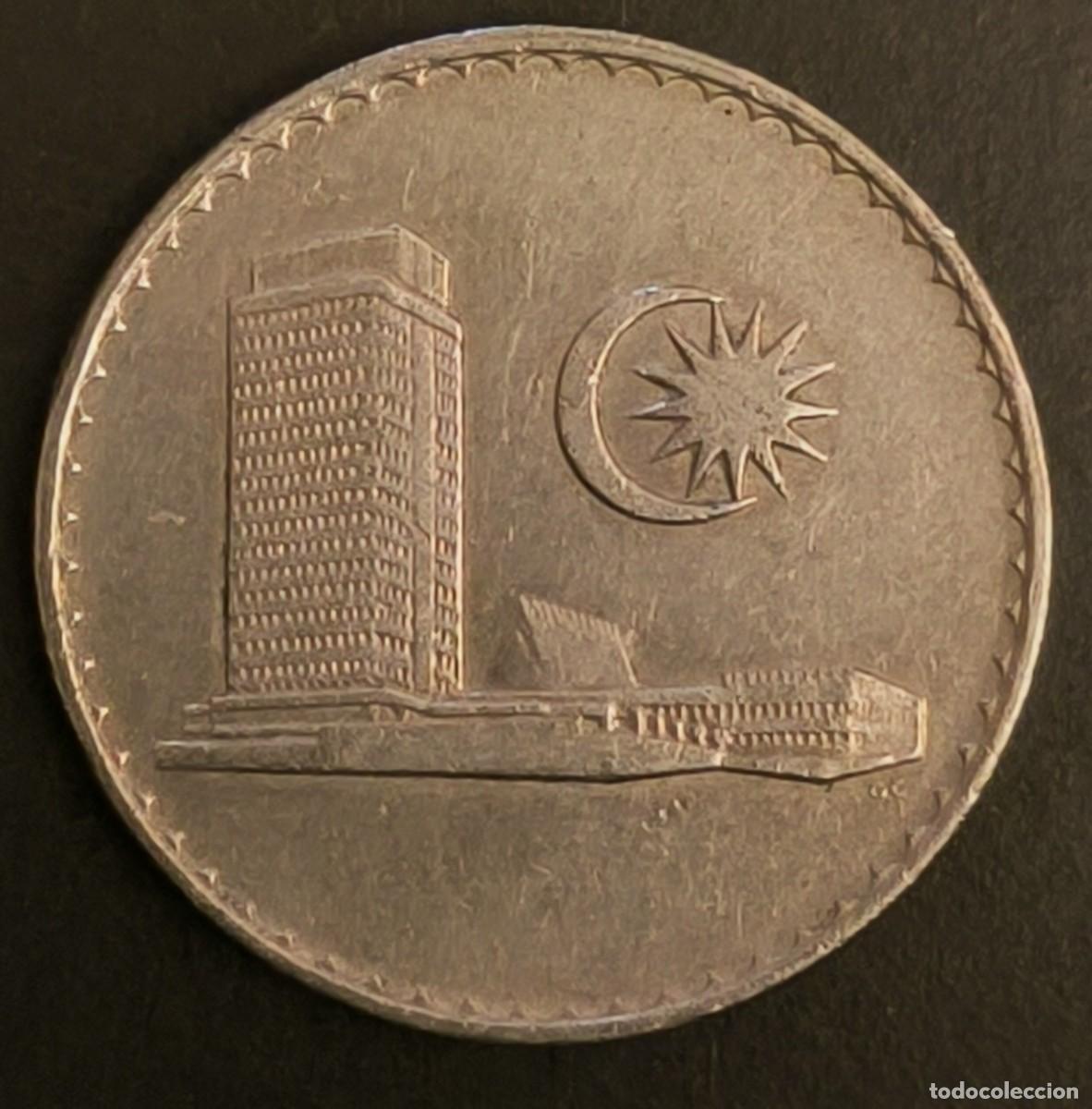 Monedas antiguas de Asia: Malasia 20 sen, 1977 - Foto 2