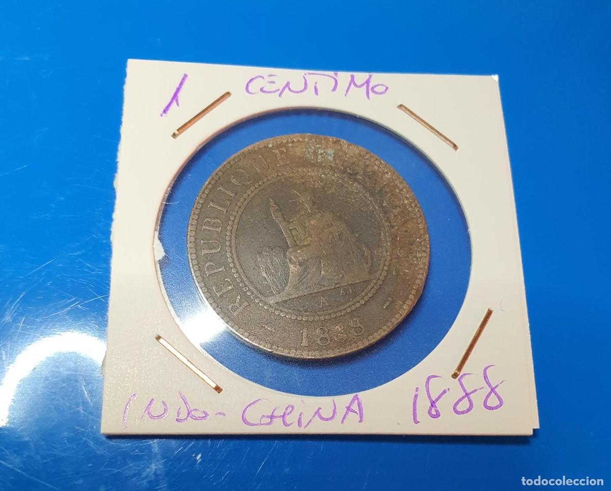 Monedas antiguas de Asia: INDOCHINA FRANCESA. 1 C&Eacute;NTIMO. 1888 - Foto 1