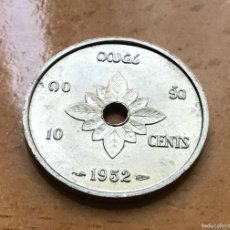 Monedas antiguas de Asia: 10 CENTAVOS DE LAOS. AÑO 1952