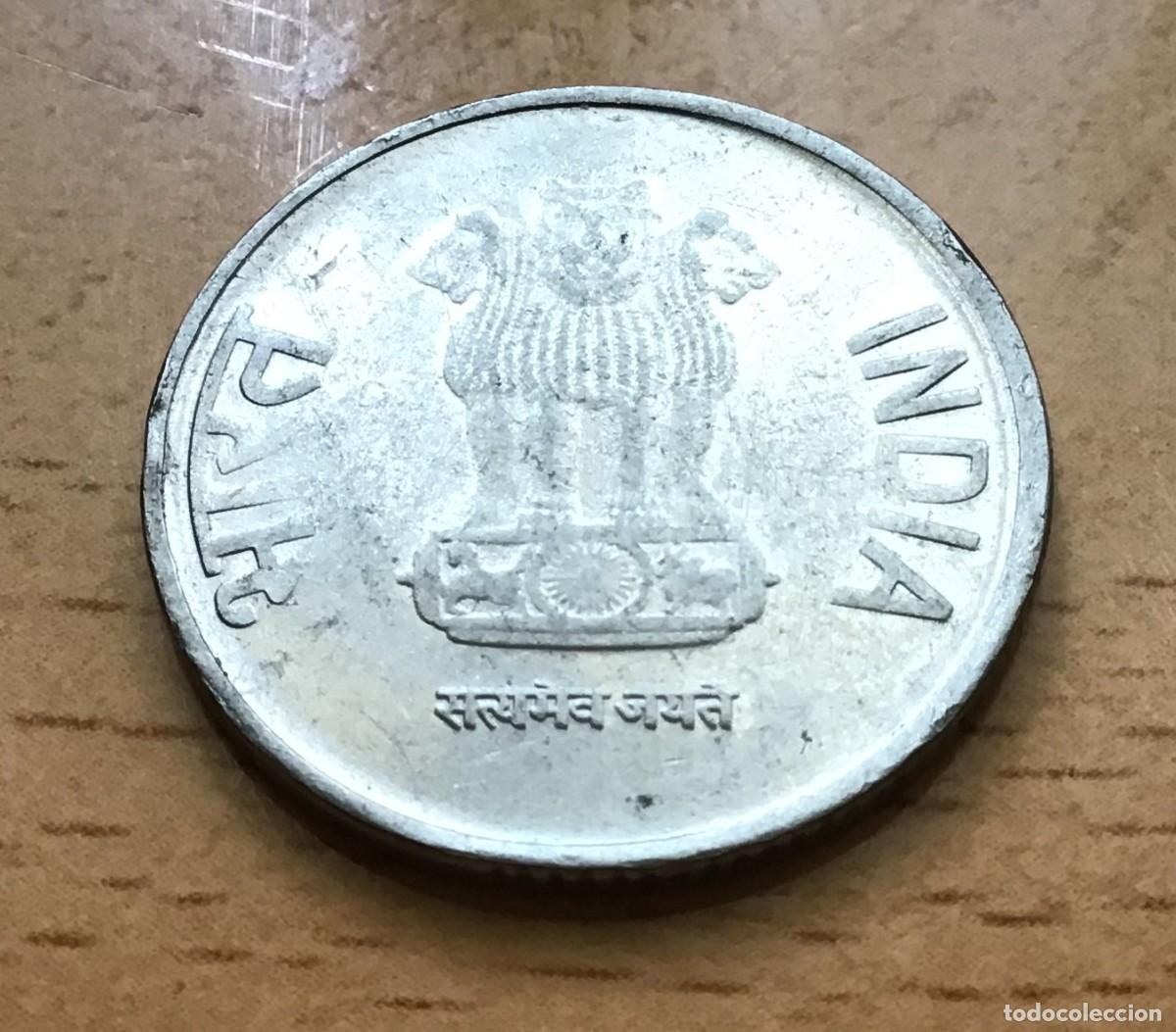 Monedas antiguas de Asia: 1 rupia de India. A&ntilde;o 2012 - Foto 2
